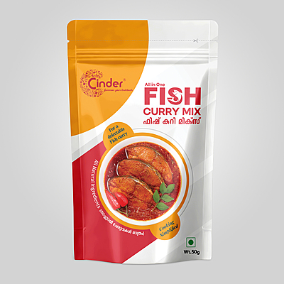 CINDER FISH CURRY MIX 50G