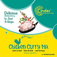 CINDER CHICKEN CURRY MIX 180G.