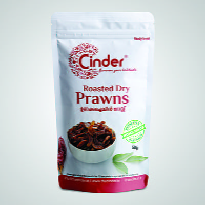 CINDER DRY PRAWNS ROAST 50G